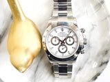 SOLDOUT: Rolex Daytona 116520 Automatic Chronograph 40MM White Dial Box and Papers 2013