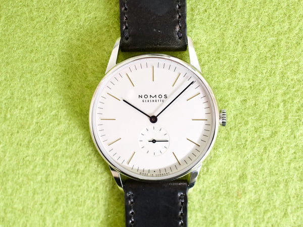 SOLDOUT: NOMOS Glashütte Orion 387 38MM Manual winding Factory Warranty Box Papers 2025