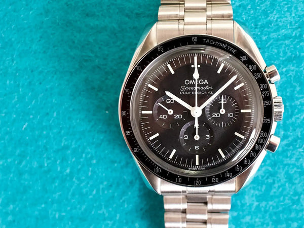 SOLDOUT: Omega Speedmaster Professional Moonwatch 310.30.42.50.01.001 42MM Hestalite Chronograph Manual Winding Box Papers 2022