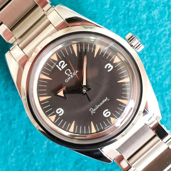 SOLDOUT: Omega Seamaster Railmaster 220.10.38.20.01.002 Automatic 38MM The 1957 Trilogy Limited Edition Box Papers 2024