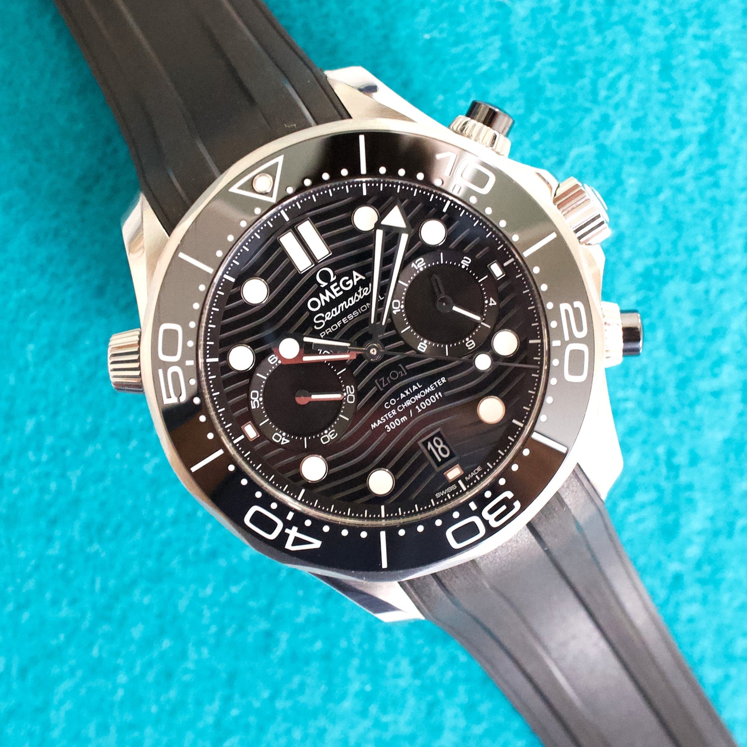 Omega Seamaster Diver 300M 210.30.44.51.01.001 Chronograph 44MM Box Papers 2021