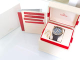 SOLDOUT: Omega Seamaster Planet Ocean 215.62.40.20.13.001 Dark Brown Ceramic Factory Rubber Strap Sedna Gold Bezel Box and Papers