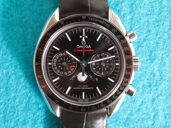 Omega Speedmaster 304.33.44.52.01.001 44MM Moonwatch Moonphase Automatic Box Papers 2025