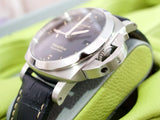 SOLDOUT: Panerai Luminor 1950 3 Days PAM01033 GMT 44MM Automatic Stainless Steel Blue Dial Box