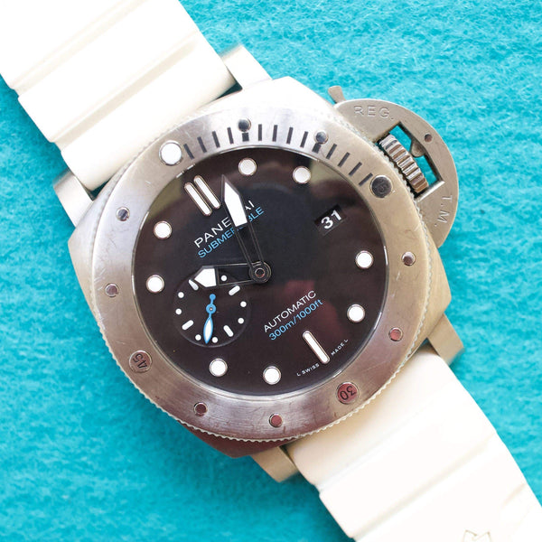 SOLDOUT: Panerai Luminor Submersible 1950 3 Days Automatic PAM01305 47MM Titanium