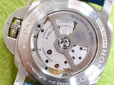 SOLDOUT: Panerai Luminor 1950 PAM01361 GMT 44MM Automatic Box and Papers Under Factory Warranty 2032
