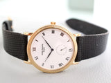 SOLDOUT: Patek Philippe Calatrava 3919J 33.5MM Manual Winding 18k Yellow Gold Box Papers 1997