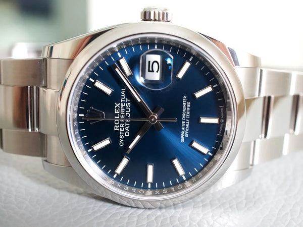 Rolex Datejust 126200 36MM Blue Dial Automatic Brand New Box Papers 2023