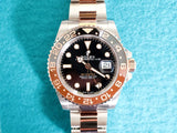 SOLDOUT: Rolex GMT-Master II 126711CHNR 40MM Root Beer 18K Two-Tone Rose Gold Automatic Rolex CPO Box Papers 2025