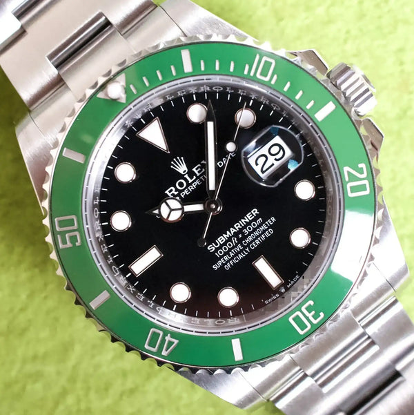 SOLDOUTR: Rolex Submariner 126610LV Starbucks MINT 2023 41MM Box Papers GREEN Bezel Factory Warranty
