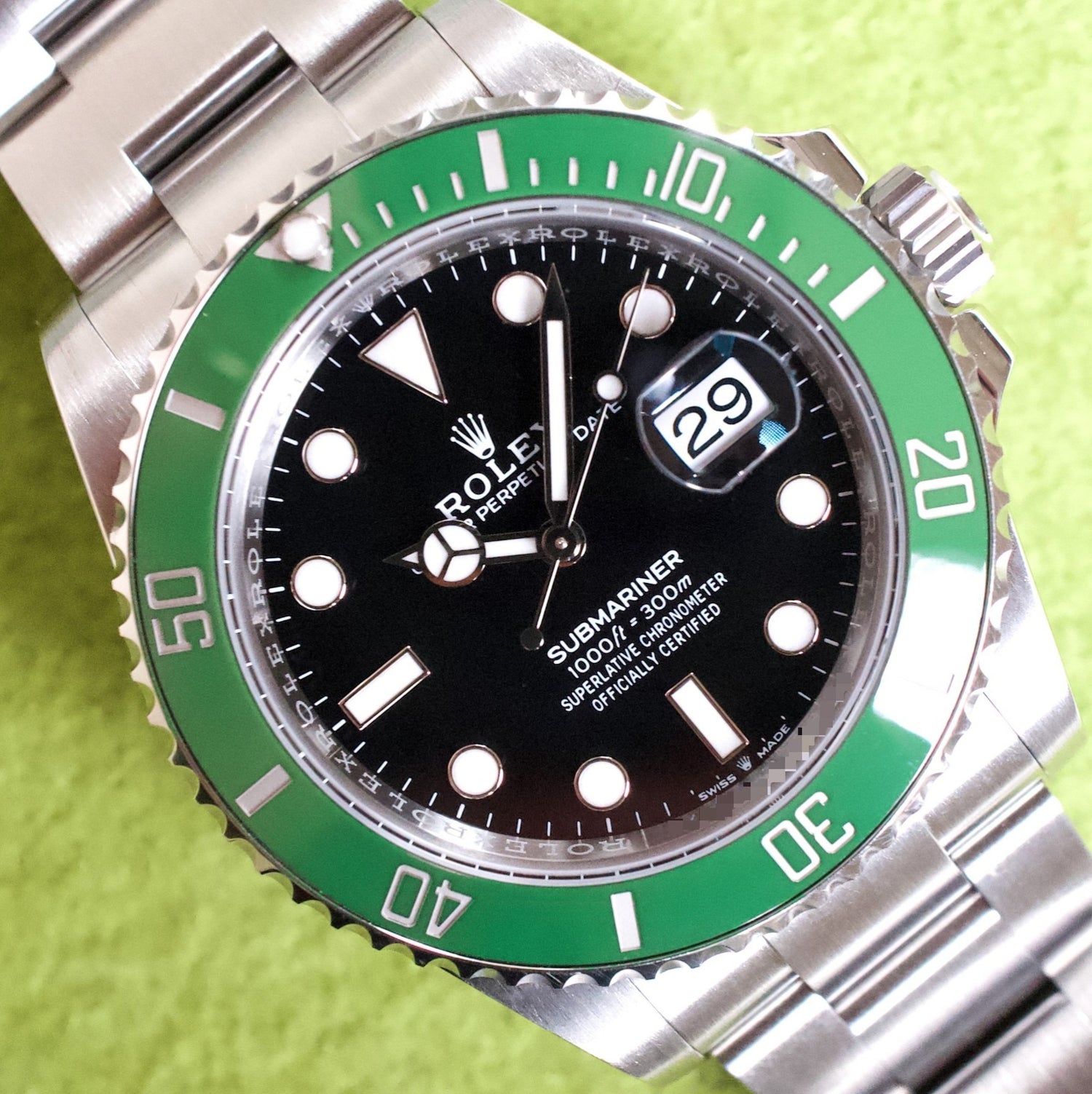 Rolex Submariner Date 126610LV Starbucks 41MM GREEN Bezel Automatic Box Papers 2023