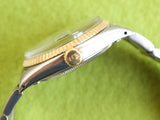 SOLDOUT: Rolex Oyster Perpetual Date 1500 Two Tone 14k gold and steel 34MM Automatic 1980