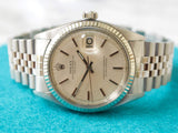 SOLDOUT: Rolex Datejust 1601 36MM 18K Bezel Near Mint Condition Rolex Box