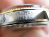 SOLDOUT: Rolex Datejust 16013 36MM Two Tone 18k Jubilee Quickset Date Factory Rolex Box 1985
