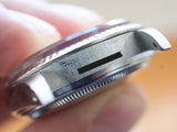 Sold Out: Rolex 16014 Datejust 36 Quickset Factory Rolex Service Box Card 18k Bezel Automatic (Serviced by Rolex in 2021)