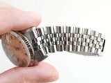 Sold Out: Rolex 16014 Datejust 36 Quickset Factory Rolex Service Box Card 18k Bezel Automatic (Serviced by Rolex in 2021)