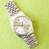Sold Out: Rolex 16014 Datejust 36 Quickset Factory Rolex Service Box Card 18k Bezel Automatic (Serviced by Rolex in 2021)