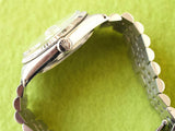 Sold Out: Rolex 16014 Datejust 36 Quickset Factory Rolex Service Box Card 18k Bezel Automatic (Serviced by Rolex in 2021)