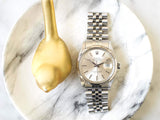 Sold Out: Rolex 16014 Datejust 36 Quickset Factory Rolex Service Box Card 18k Bezel Automatic (Serviced by Rolex in 2021)