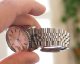 SOLDOUT: Rolex Datejust 36MM 16030 Automatic Silver Dial Steel Jubilee Bracelet Box 1979