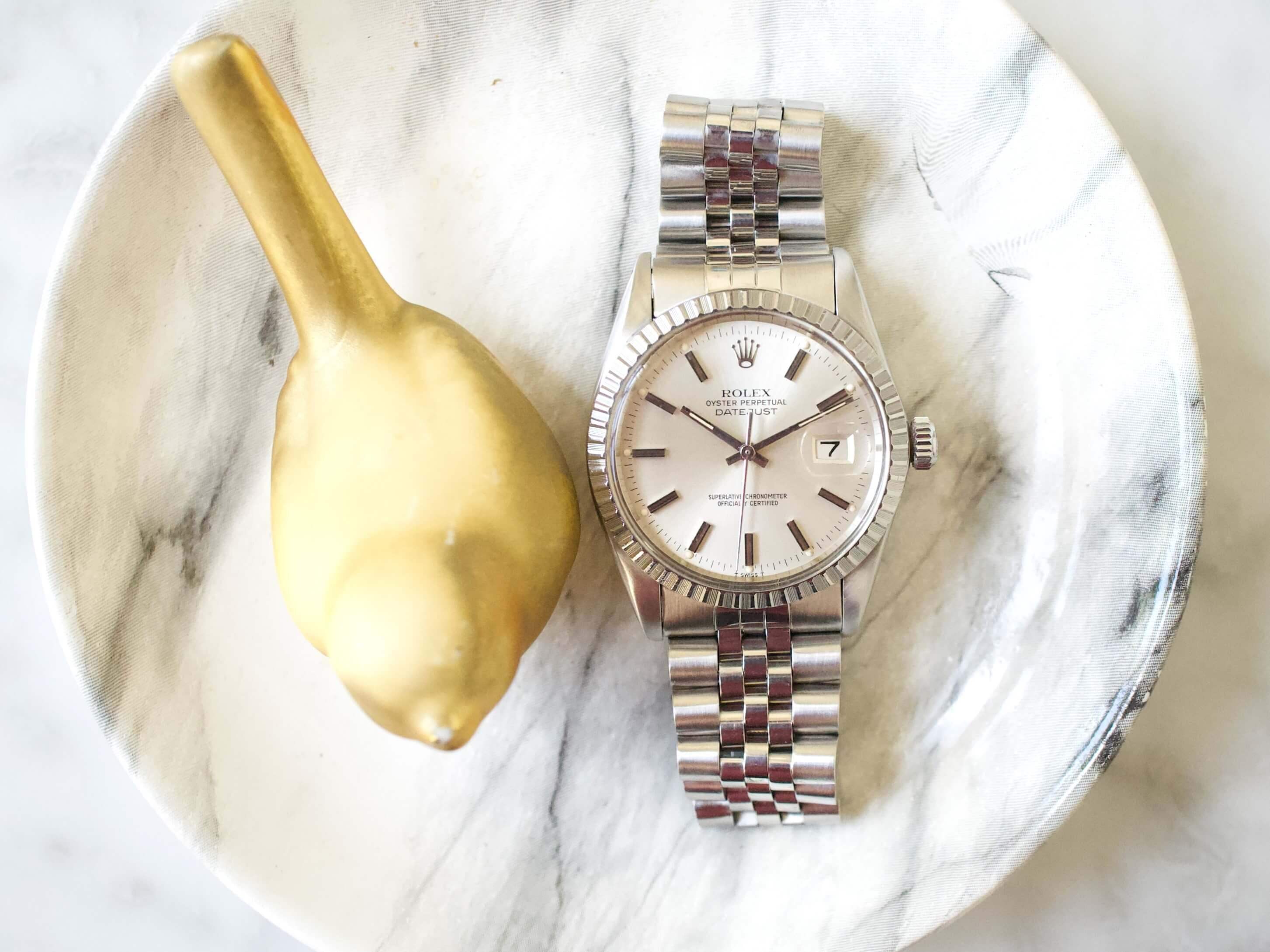 SOLDOUT: Rolex Datejust 36MM 16030 Jubilee Engine Turned