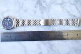 SOLDOUT: Rolex 16220 Datejust 36MM Rare Blue Dial Automatic Quickset Jubilee Rolex Box