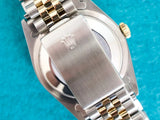 SOLDOUT: Rolex Datejust 16233 White Dial 36MM Automatic Two Tone 18k Gold and Steel SERVICED, 1 YEAR WARRANTY Box 1989
