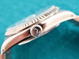 SOLDOUT: Rolex Datejust 16234 Silver Dial 36MM Automatic 18k White Gold Bezel SERVICED, 1 YEAR WARRANTYBox 1990