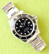 SOLDOUT: Rolex 16600 Sea-Dweller 4000 Automatic 40MM Black Dial w Factory Rolex Box Tag and Warranty Card