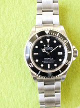 SOLDOUT: Rolex 16600 Sea-Dweller 4000 Automatic 40MM Black Dial w Factory Rolex Box Tag and Warranty Card