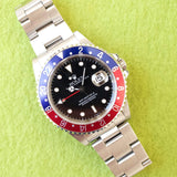SOLD OUT: Rolex GMT Master II 16710LN Pepsi 40 mm Automatic Factory Travel Box Service Warranty Card