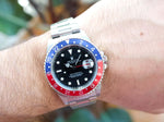 Rolex GMT Master II 16710LN Pepsi 40 mm Automatic Factory Travel Box Service Warranty Card - WearingTime Luxury Watches