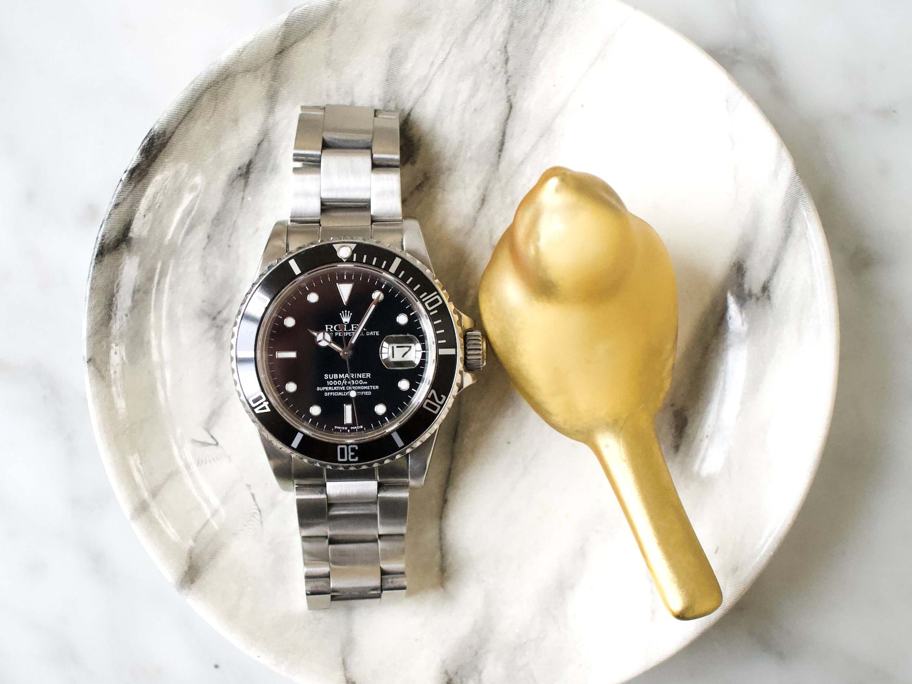 SOLDOUT: Rolex Submariner Date 16800 Black Automatic 40MM Box Papers - WearingTime Luxury Watches