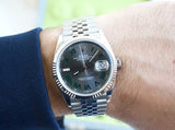 SOLDOUT: Rolex Datejust 126234 36MM Wimbeldon Jubilee Box Papers Steel 2022