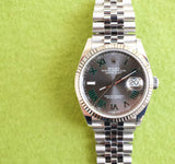 SOLDOUT: Rolex Datejust 126234 36MM Wimbeldon Jubilee Box Papers Steel 2022