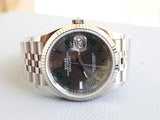 SOLDOUT: Rolex Datejust 126234 36MM Wimbeldon Jubilee Box Papers Steel 2022