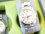 SOLDOUT: Rolex Oyster Perpetual 34MM BubbleBack 6106 Steel Factory Rolex Box