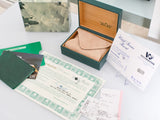 Rolex Air King  5701 34MM Automatic Oyster 18K Yellow Gold Bezel Mint Serviced Box Papers 1988