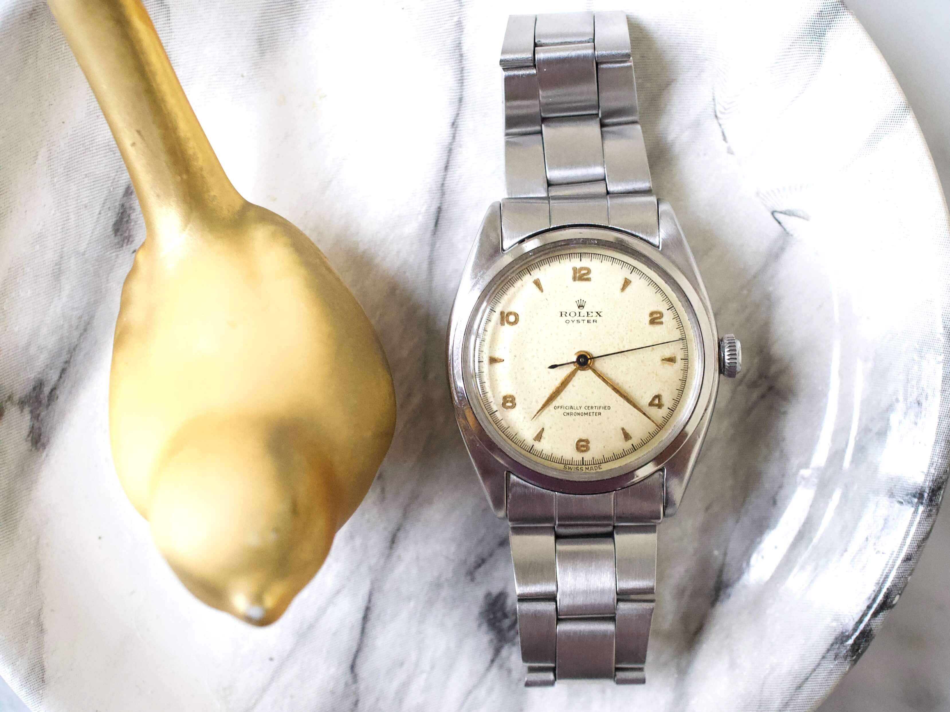 SOLDOUT: Rolex 4365 Air King 34MM White Dial Manual Winding