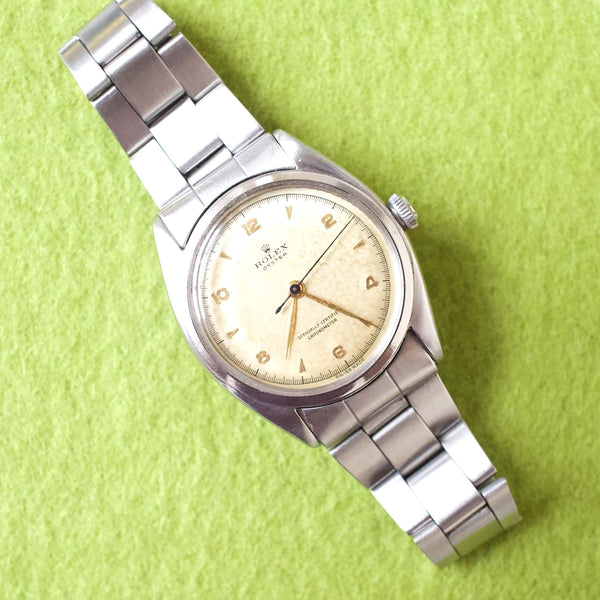 SOLDOUT: Rolex 4365 Air King 34MM White Dial Manual Winding Factory Rolex Box