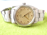 SOLDOUT: Rolex 4365 Air King 34MM White Dial Manual Winding Factory Rolex Box