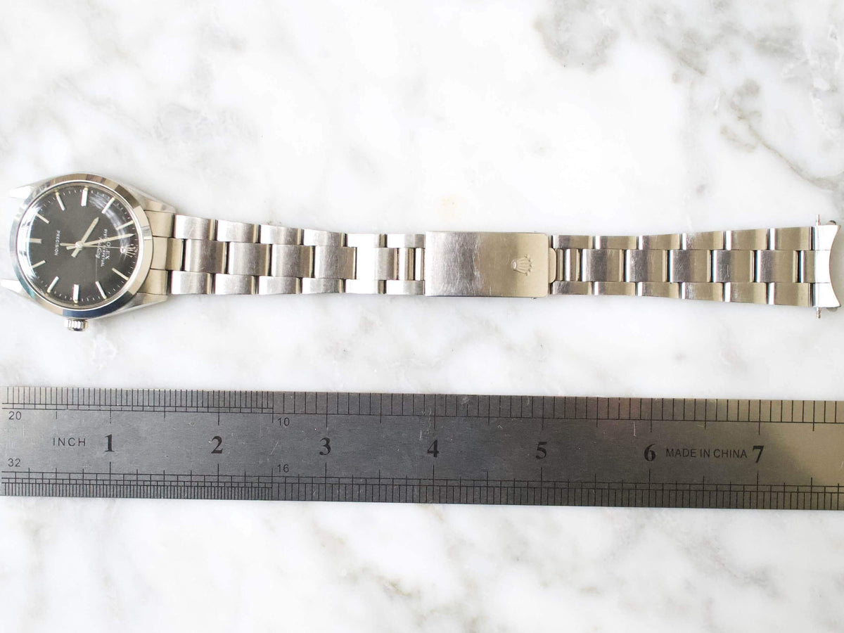 SOLDOUT: Rolex Air King 5500 34MM Automatic Black Dial Factory Rolex Box First Owner All Original - WearingTime Luxury Watches