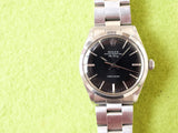 SOLDOUT: Rolex Air King 5500 34MM Automatic Black Dial Factory Rolex Box First Owner All Original