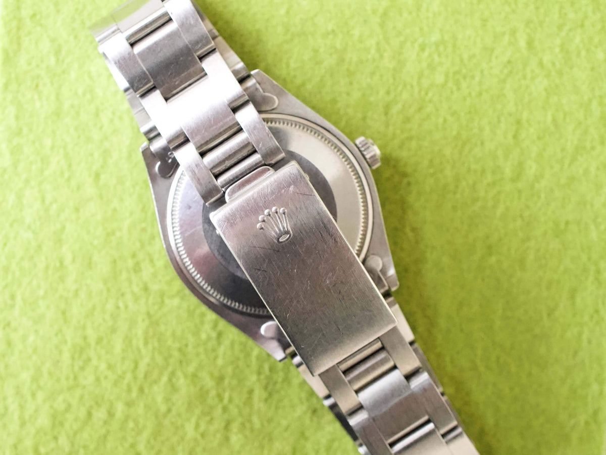 SOLDOUT: Rolex Air King 5500 34MM Automatic Black Dial Factory Rolex Box First Owner All Original - WearingTime Luxury Watches