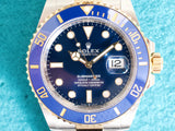 Rolex Submariner Date 126613LB Bluesy 41MM Two-Tone 18k Yellow Gold & Steel Automatic Mint Factory Warranty Box Papers 2025