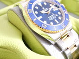 Rolex Submariner Date 126613LB Bluesy 41MM Two-Tone 18k Yellow Gold & Steel Automatic Mint Factory Warranty Box Papers 2025