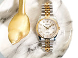 SOLDOUT: Rolex Datejust 36MM 116233 JUBILEE Two-Tone Yellow Gold Steel White Anniversary Dial Box Papers 2013