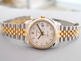 SOLDOUT: Rolex Datejust 36MM 116233 JUBILEE Two-Tone Yellow Gold Steel White Anniversary Dial Box Papers 2013