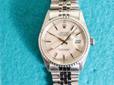 SOLDOUT: Rolex Datejust 36MM 16220 Engine Turn Bezel Mint Automatic 1 Year Warranty Box 1999