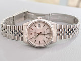 SOLDOUT: Rolex Datejust 36MM 16220 Engine Turn Bezel Mint Automatic 1 Year Warranty Box 1999